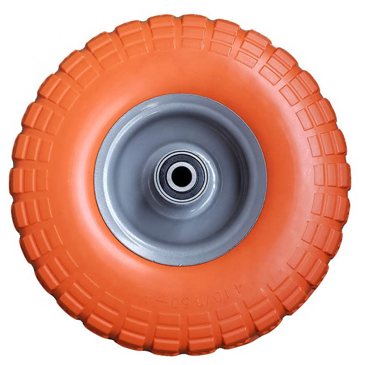 PU Wheel HBPU-10003-3.50-4 tubeless wheel 10 inch tire 260x85